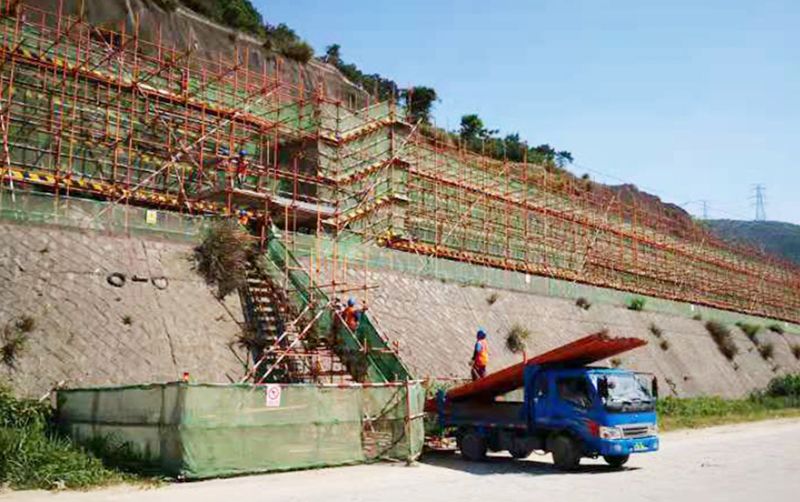 浙江三门核电厂区水土保持边坡绿化工程